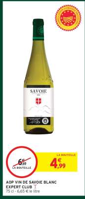 AOP VIN DE SAVOIE BLANC EXPERT CLUB