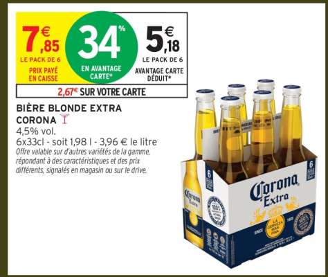 BIÈRE BLONDE EXTRA CORONA