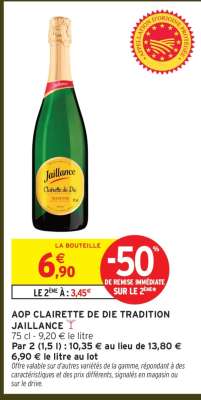 AOP CLAIRETTE DE DIE TRADITION JAILLANCE