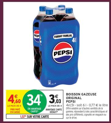 Boisson Gazeuse Original Pepsi