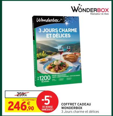 COFFRET CADEAU WONDERBOX