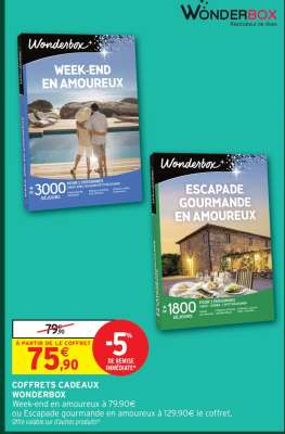 Coffrets Cadeaux Wonderbox