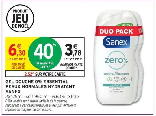 Sanex Zero% Gel Douche