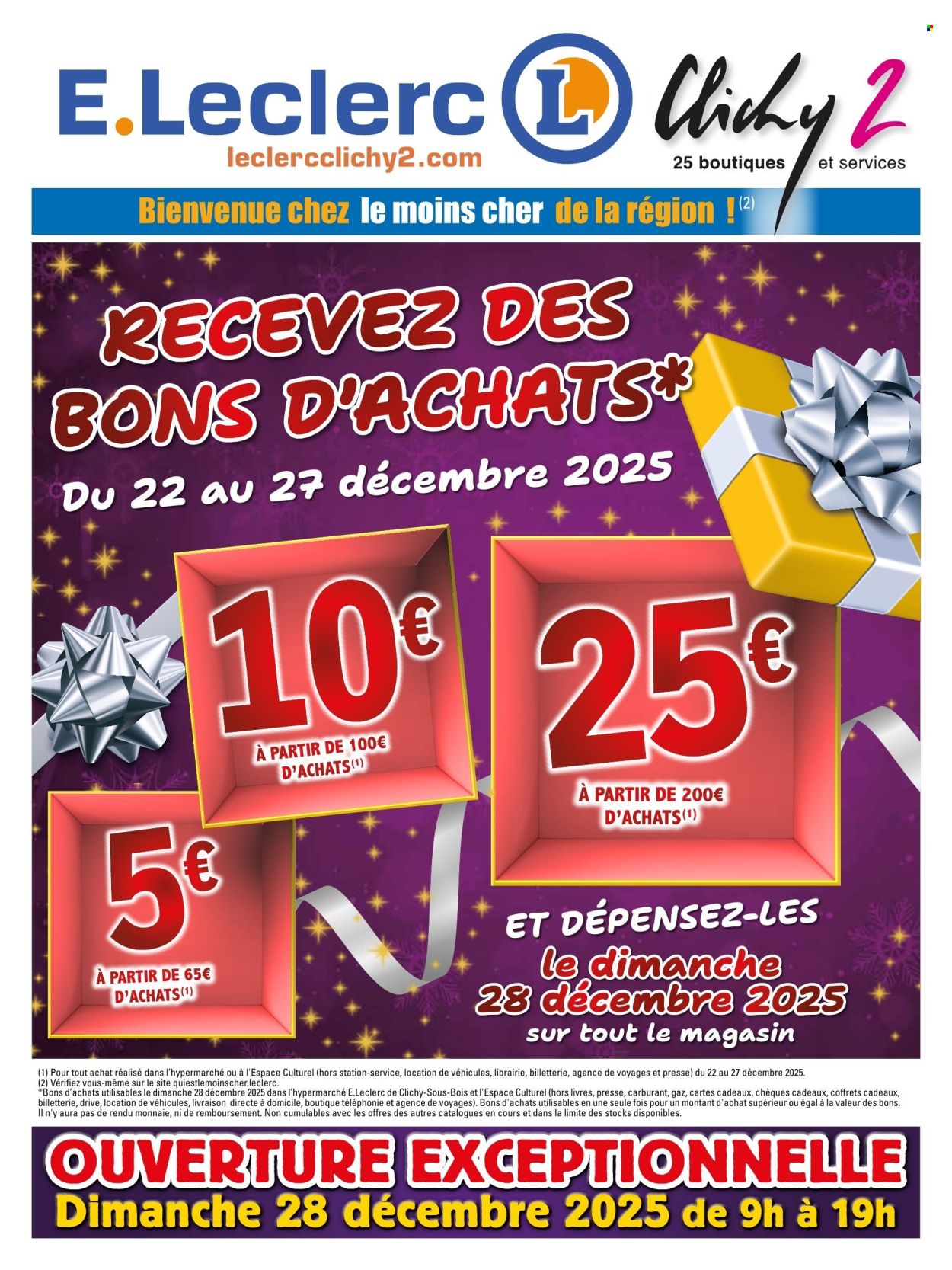 Catalogue E.Leclerc - 15/12/2025 - 21/12/2025. Page 1