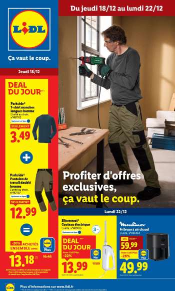 Catalogue Lidl - 18/12/2025 - 22/12/2025.