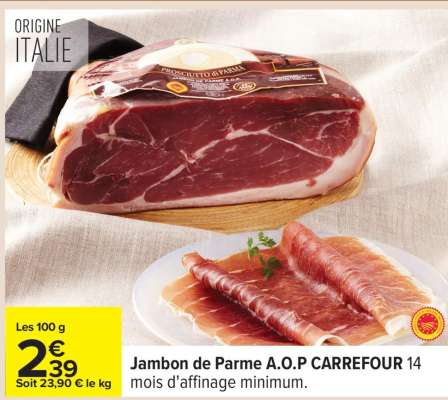 Jambon de Parme A.O.P. CARREFOUR