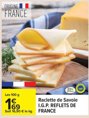 Raclette de Savoie I.G.P. REFLETS DE FRANCE