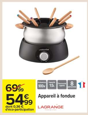 appareil à fondue