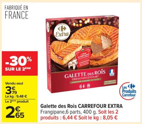 GALETTE DES ROIS CARREFOUR EXTRA