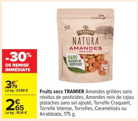 Fruits secs TRAMIER