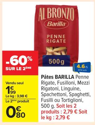 PÂTES "BARILLA"
