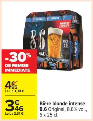 BIÈRE BLONDE INTENSE '8.6'