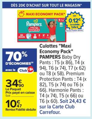 Culottes Maxi Economy Pack