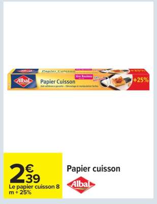 Papier cuisson