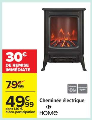 Cheminée électrique