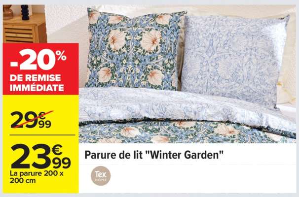 Parure de lit "Winter Garden"