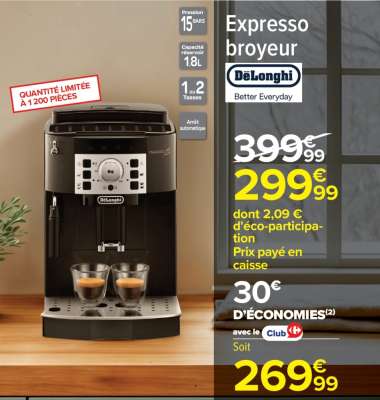 Expresso Broyeur DeLonghi