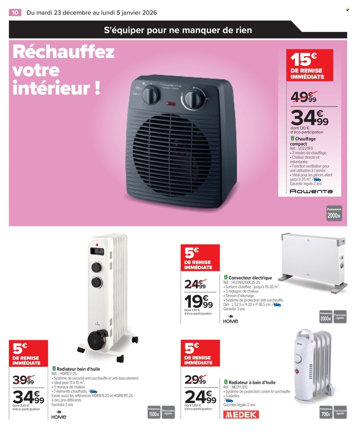 Catalogue Carrefour Hypermarchés - 23/12/2025 - 05/01/2026. Page 12