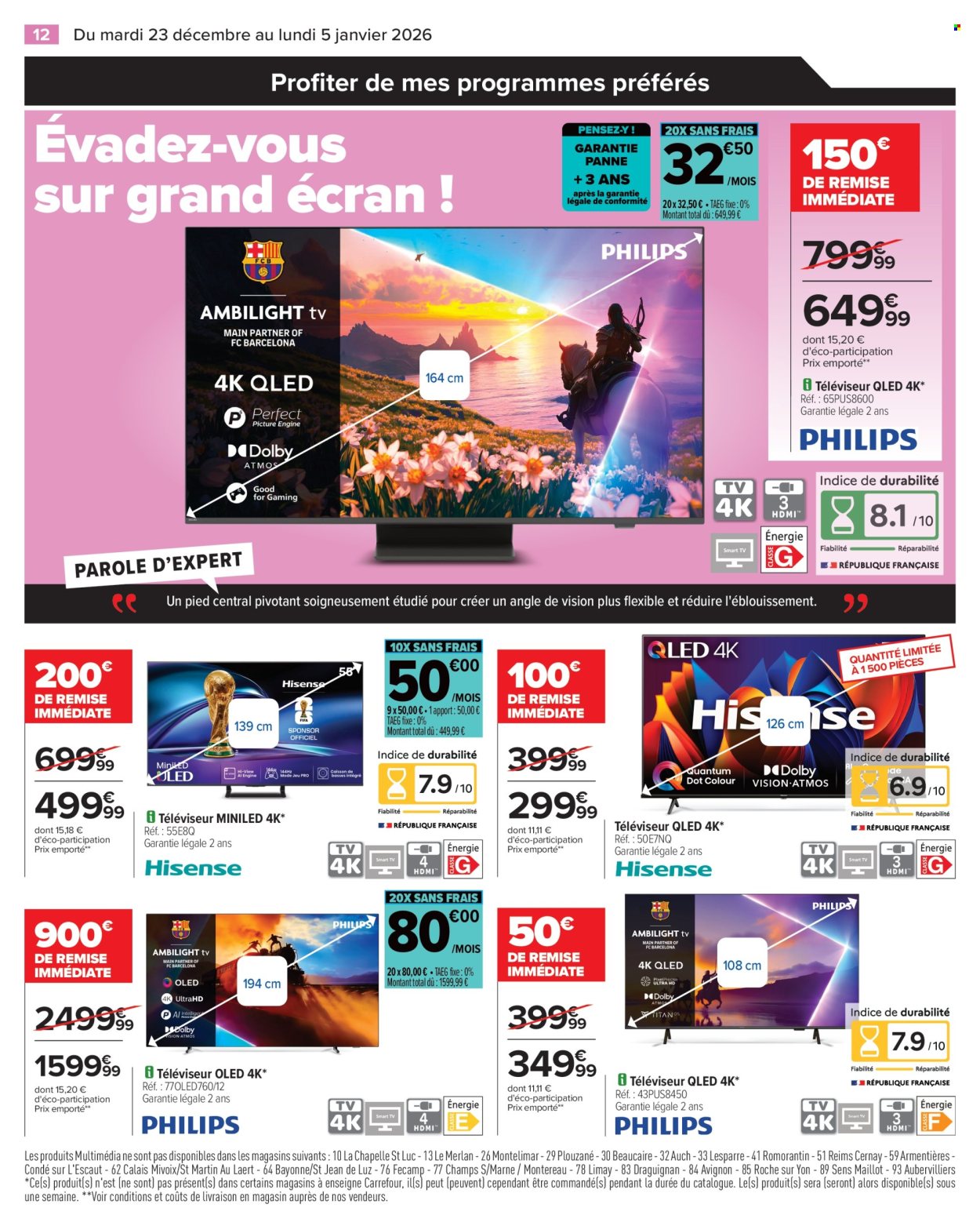 Catalogue Carrefour Hypermarchés - 23/12/2025 - 05/01/2026. Page 14