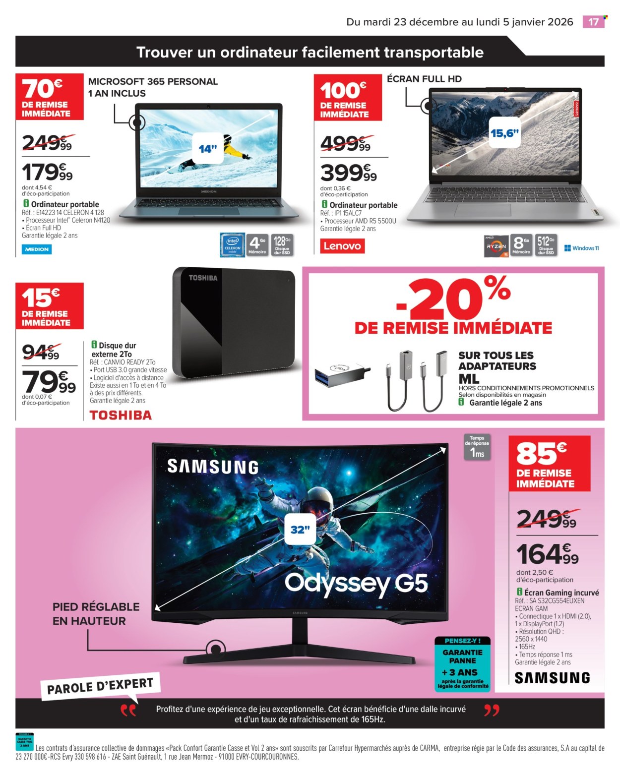 Catalogue Carrefour Hypermarchés - 23/12/2025 - 05/01/2026. Page 19