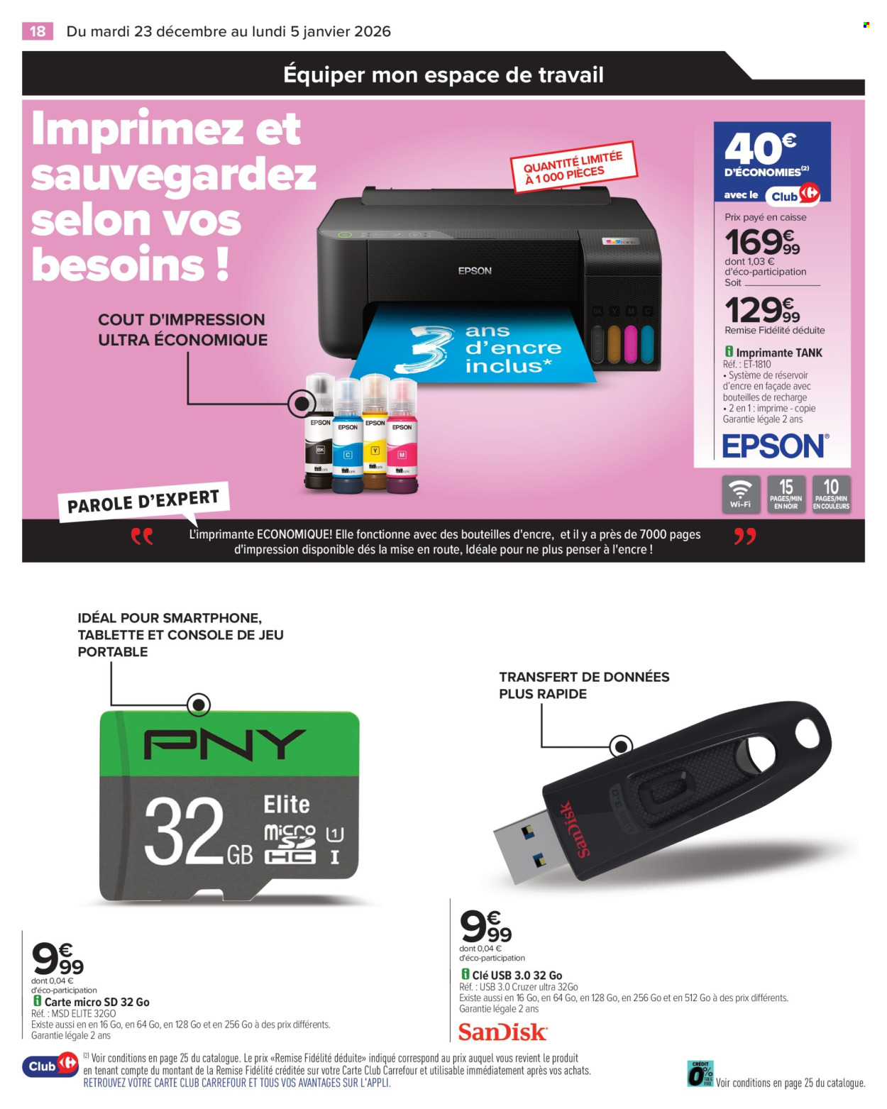 Catalogue Carrefour Hypermarchés - 23/12/2025 - 05/01/2026. Page 20
