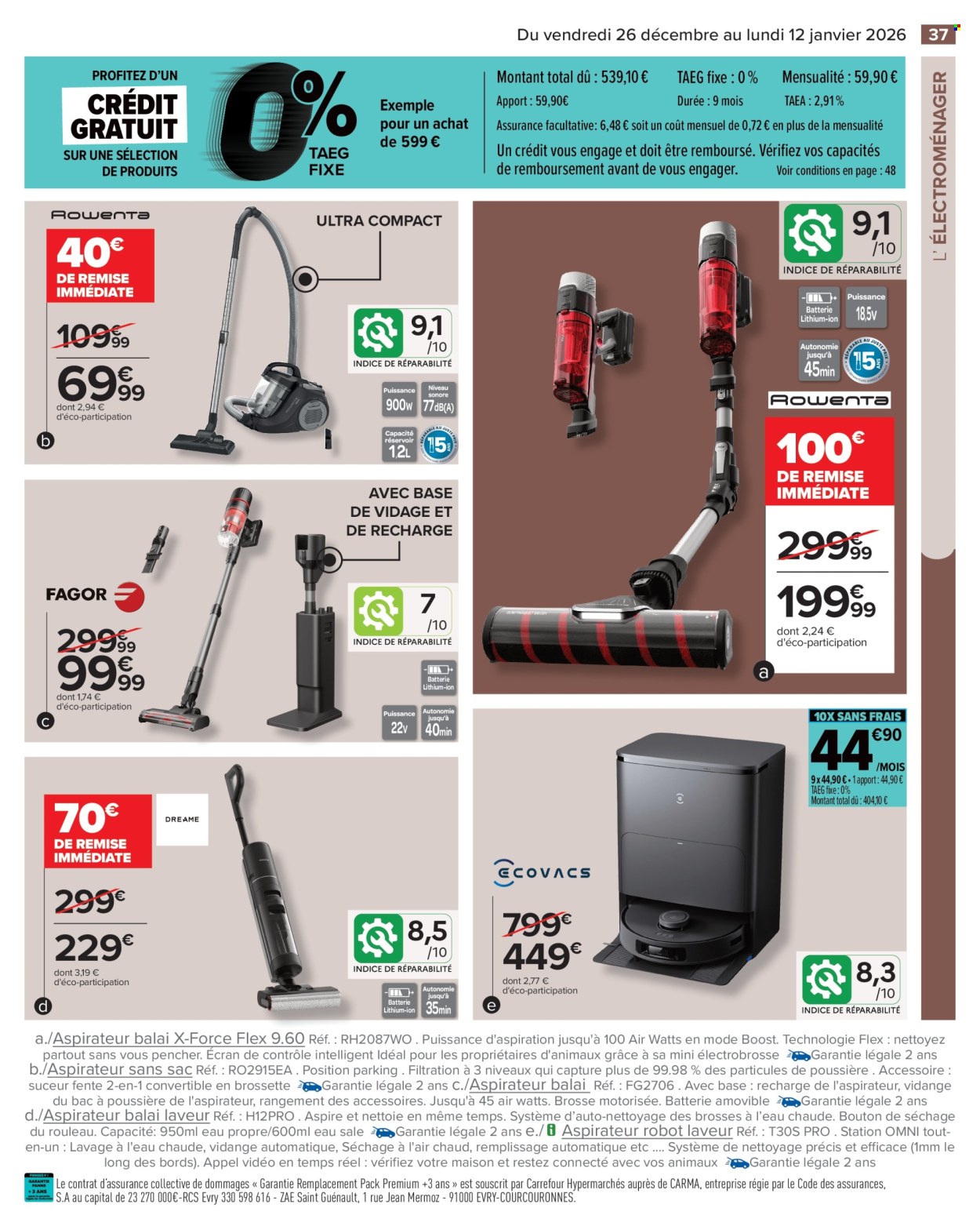 Catalogue Carrefour Hypermarchés - 26/12/2025 - 12/01/2026. Page 39