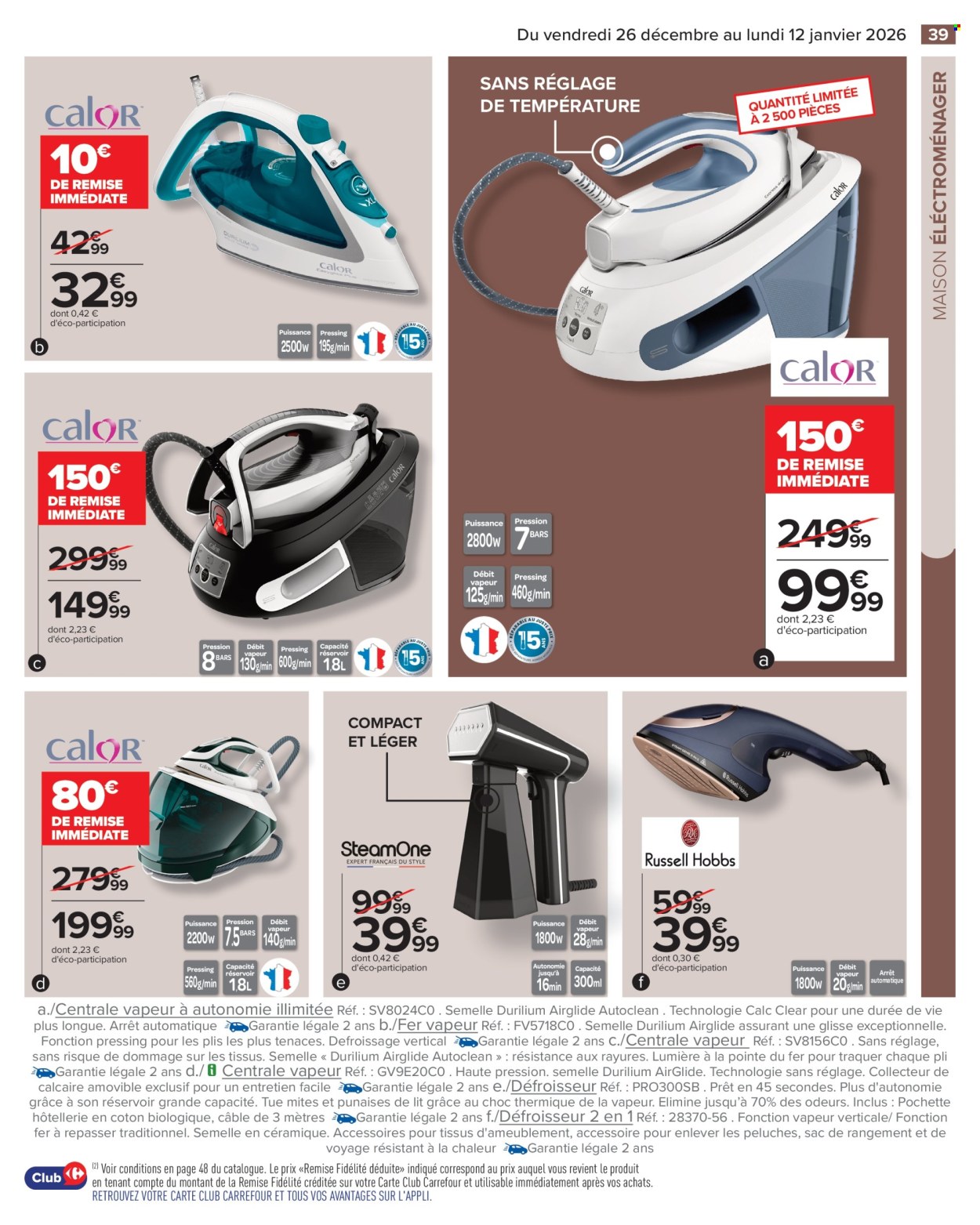 Catalogue Carrefour Hypermarchés - 26/12/2025 - 12/01/2026. Page 41