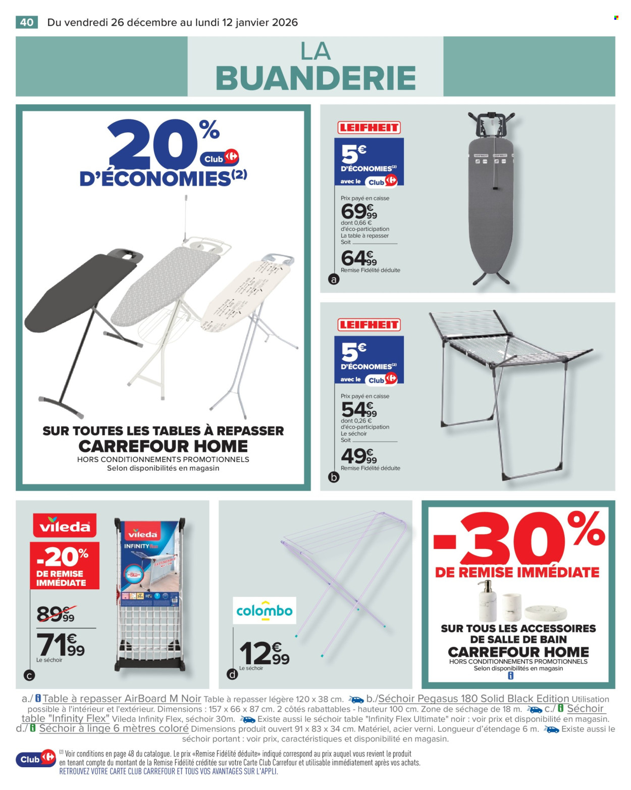 Catalogue Carrefour Hypermarchés - 26/12/2025 - 12/01/2026. Page 42