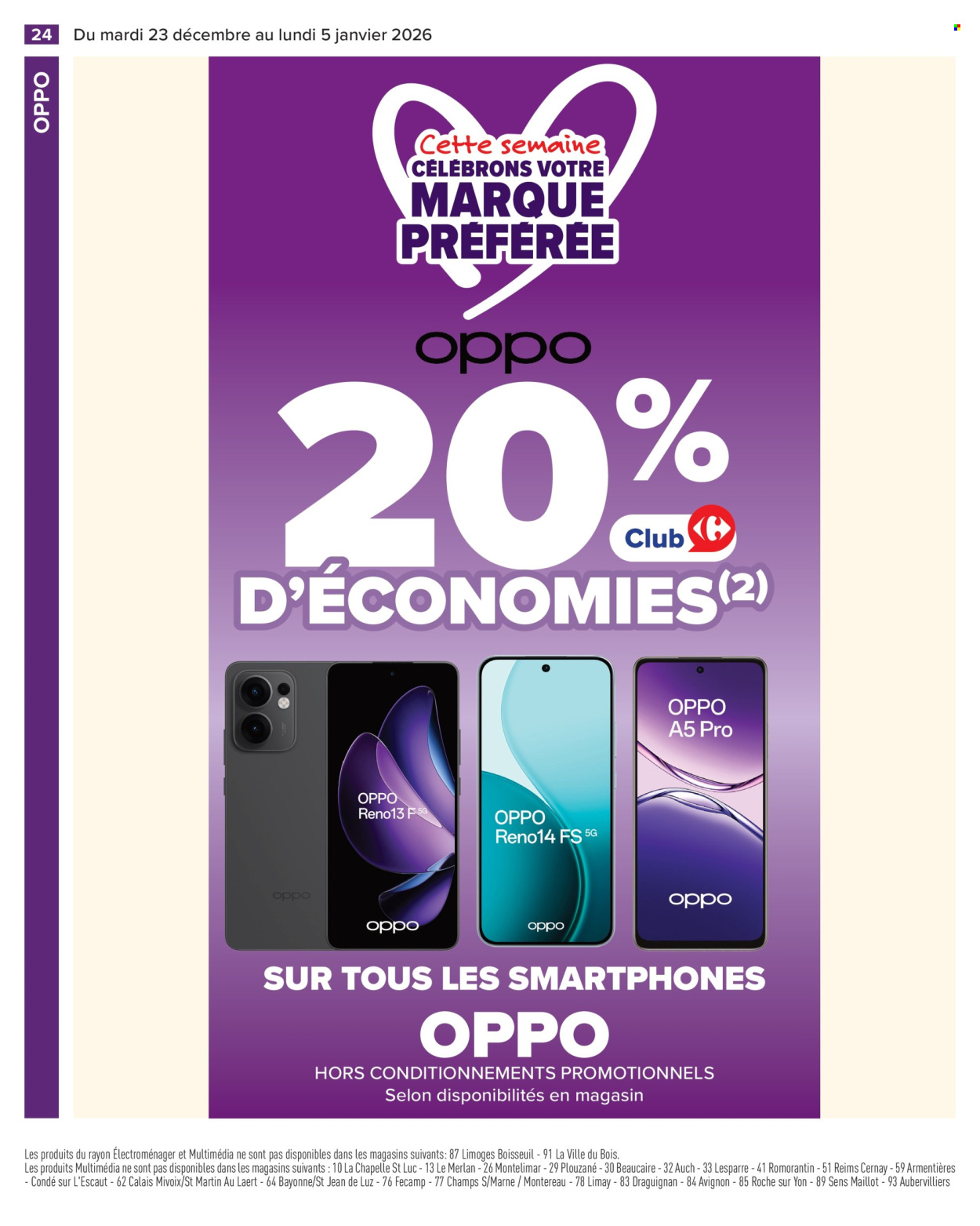 Catalogue Carrefour Hypermarchés - 23/12/2025 - 05/01/2026. Page 26