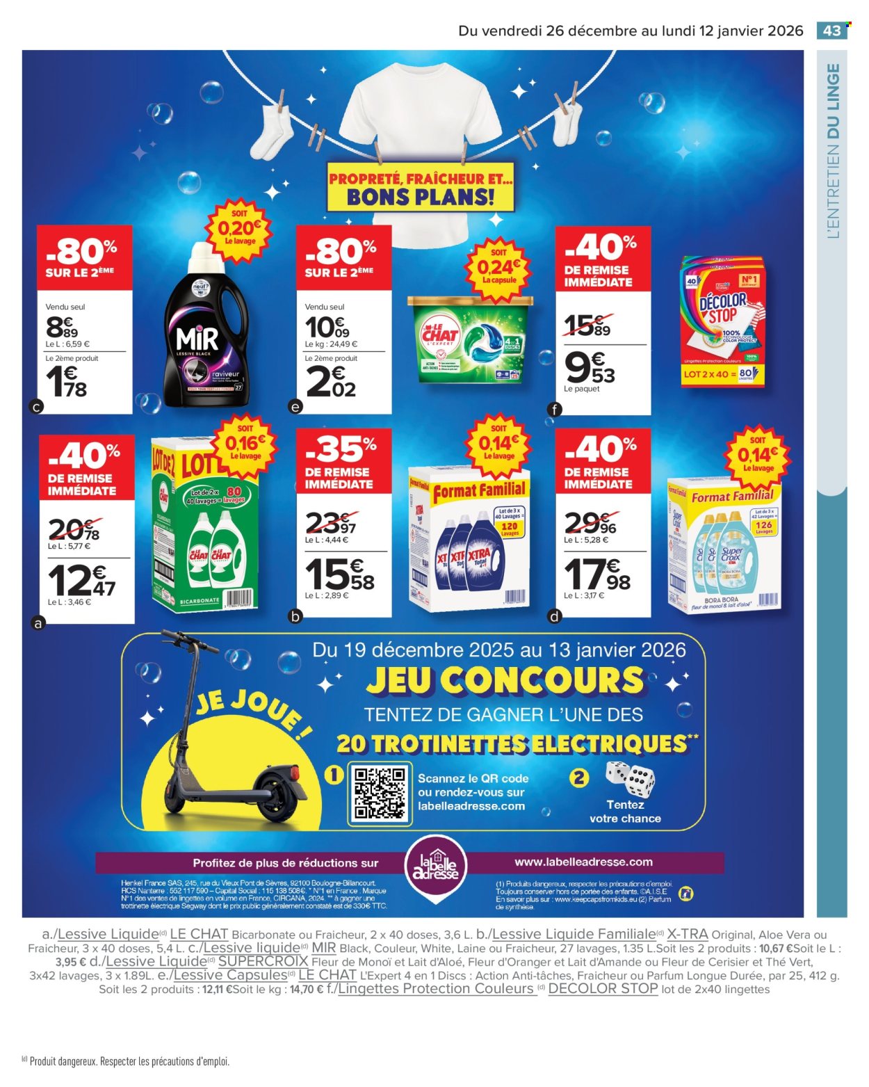Catalogue Carrefour Hypermarchés - 26/12/2025 - 12/01/2026. Page 45