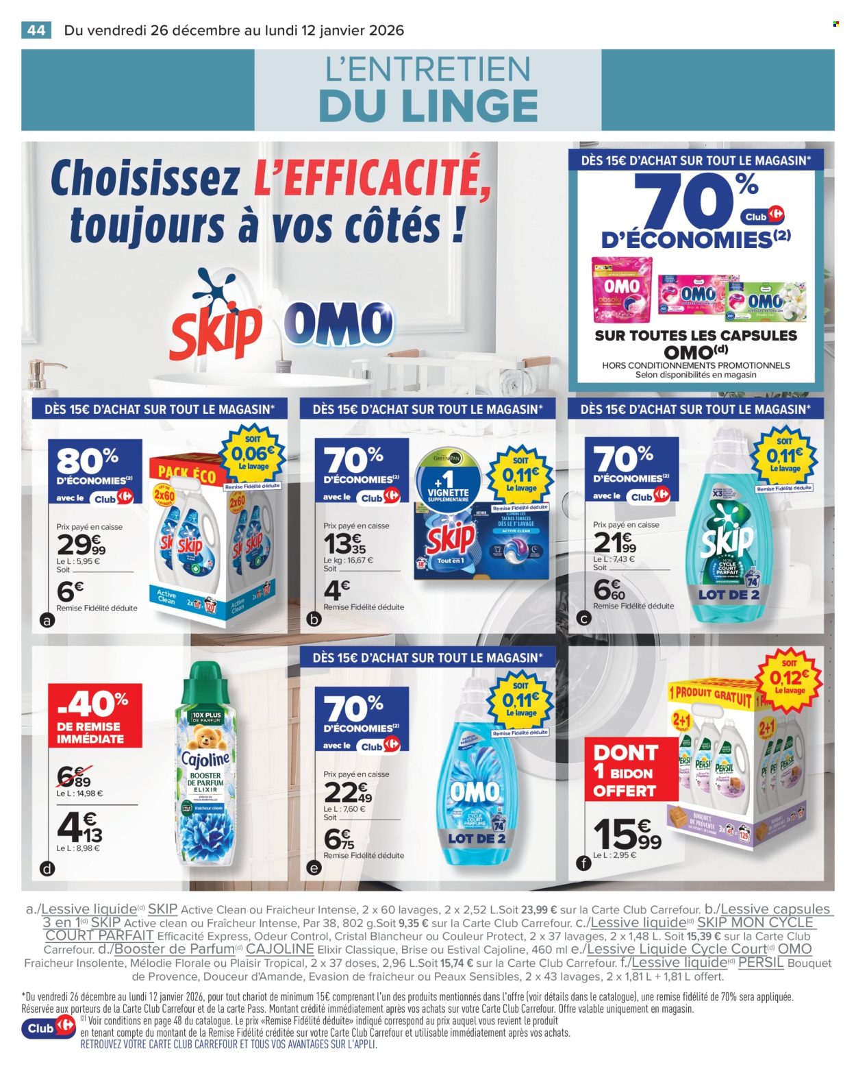 Catalogue Carrefour Hypermarchés - 26/12/2025 - 12/01/2026. Page 46