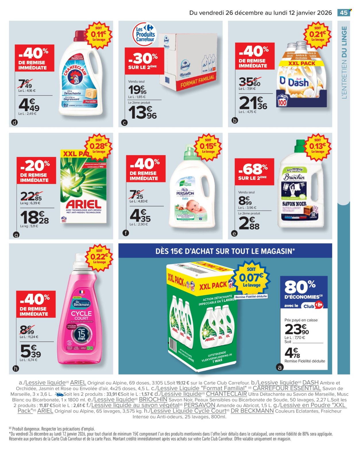 Catalogue Carrefour Hypermarchés - 26/12/2025 - 12/01/2026. Page 47
