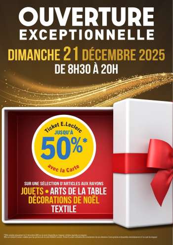 Catalogue E.Leclerc - 21/12/2025 - 21/12/2025.