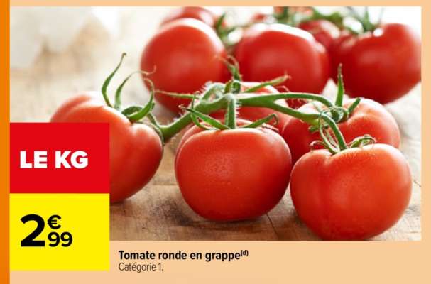 TOMATE RONDE EN GRAPPE