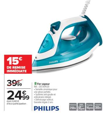 Fer vapeur PHILIPS 3000 Series