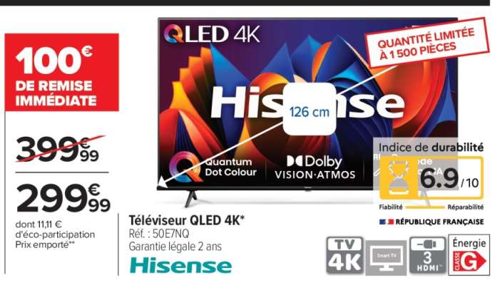 Téléviseur QLED 4K
