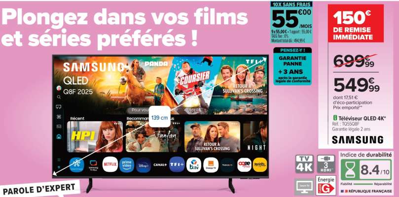 Téléviseur OLED 4K