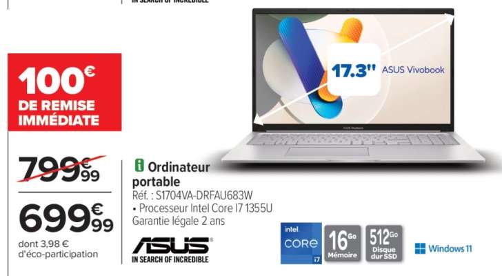 Ordinateur portable ASUS Vivobook