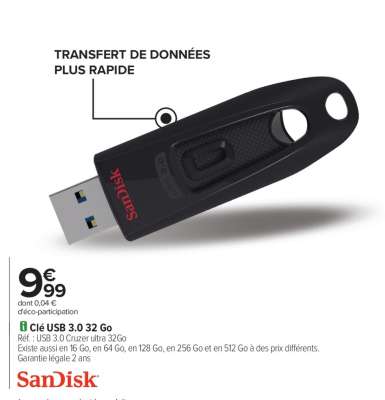 Clé USB 3.0 32 Go