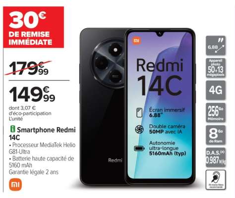 SMARTPHONE REDMI 14C