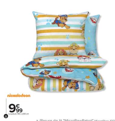 Parure de lit Nickelodeon