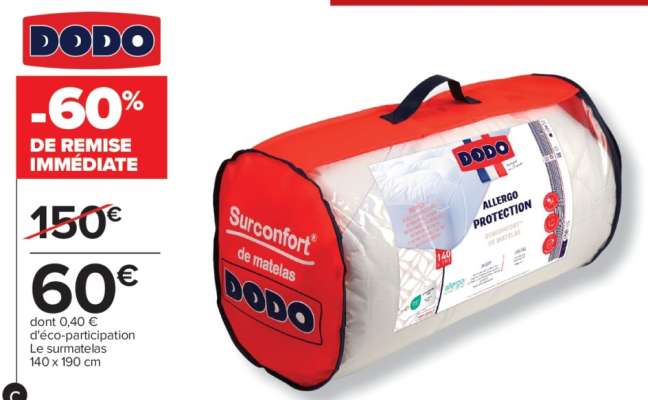 DODO Surconfort de matelas