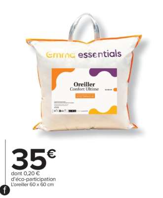 Oreiller Confort Ultime