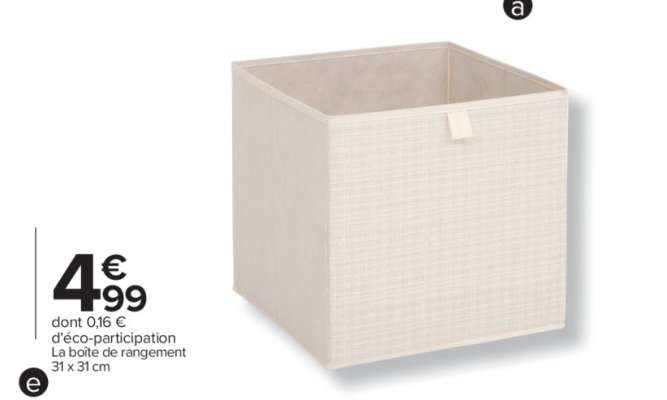 La boîte de rangement