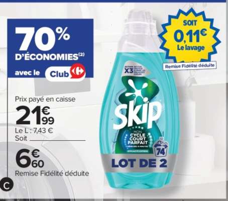 Skip Lot de 2