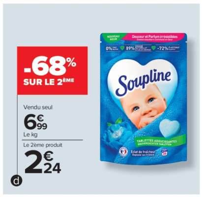 SOUPLINE Tablettes Adoucissantes