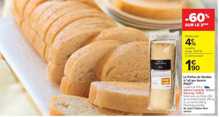 Le Préfou de Vendée à l'Ail Pur Beurre PASO