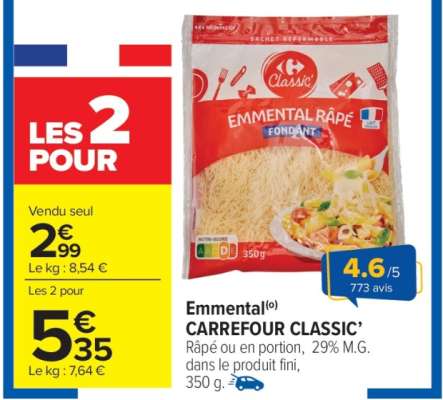 Emmental CARREFOUR CLASSIC'