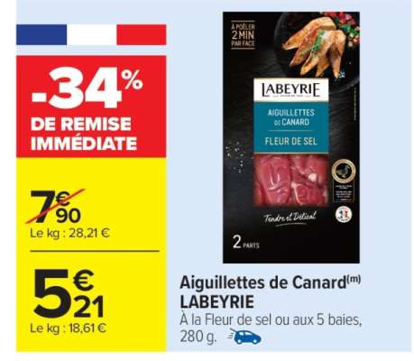 Aiguillettes de Canard LABEYRIE