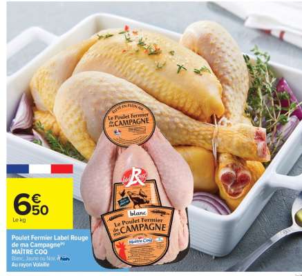 Poulet Fermier Label Rouge de ma Campagne® MAÎTRE COQ